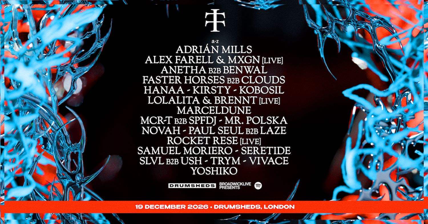 Teletech London poster, DRUMSHEDS