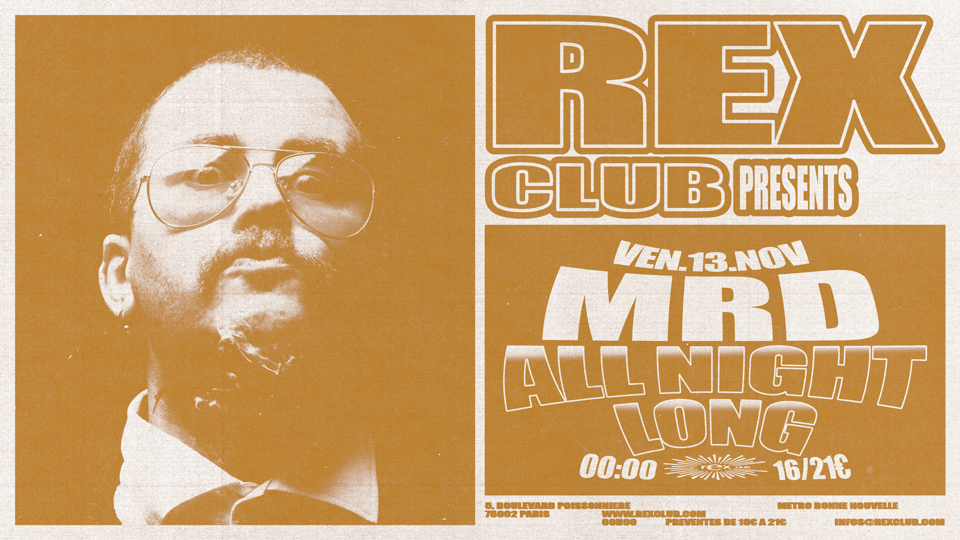 Rex Club presents: MrD all night long - Rex Club