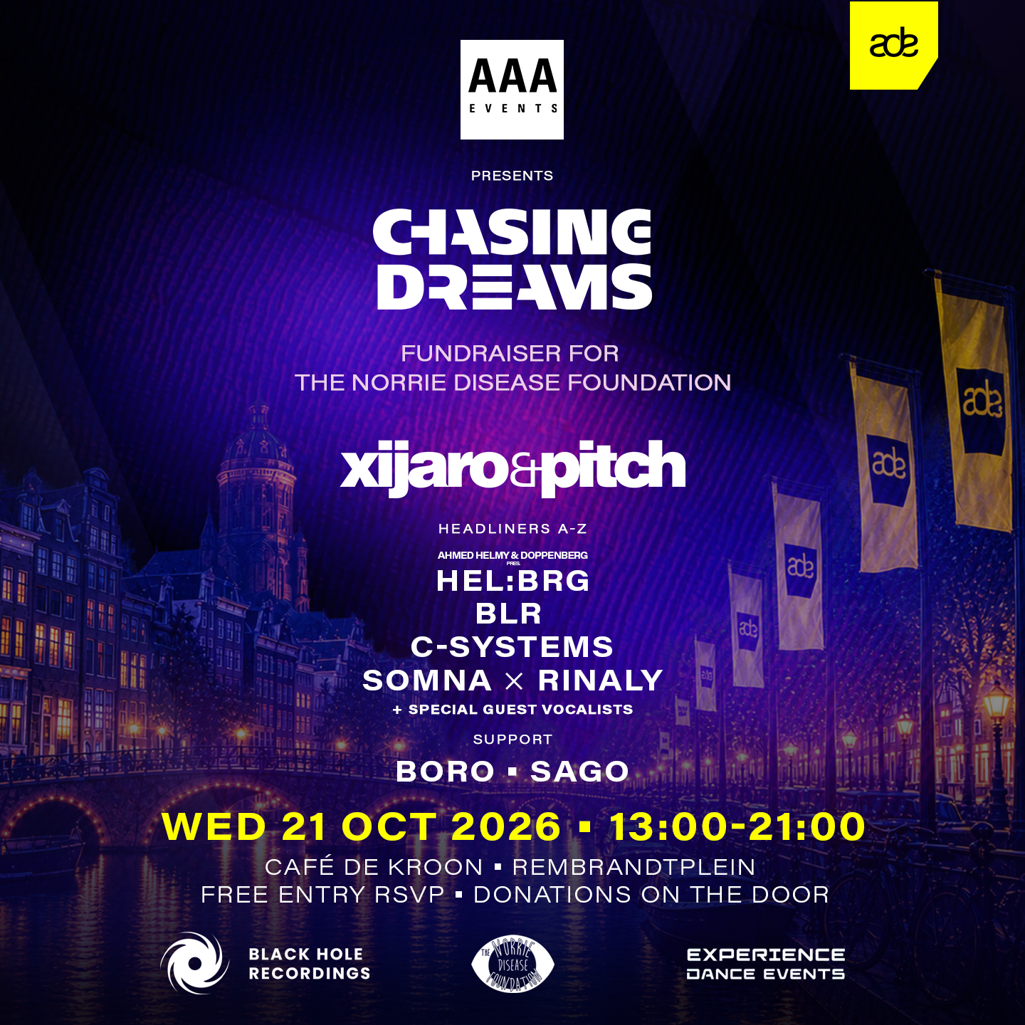 Chasing Dreams ADE Charity Fundraiser
