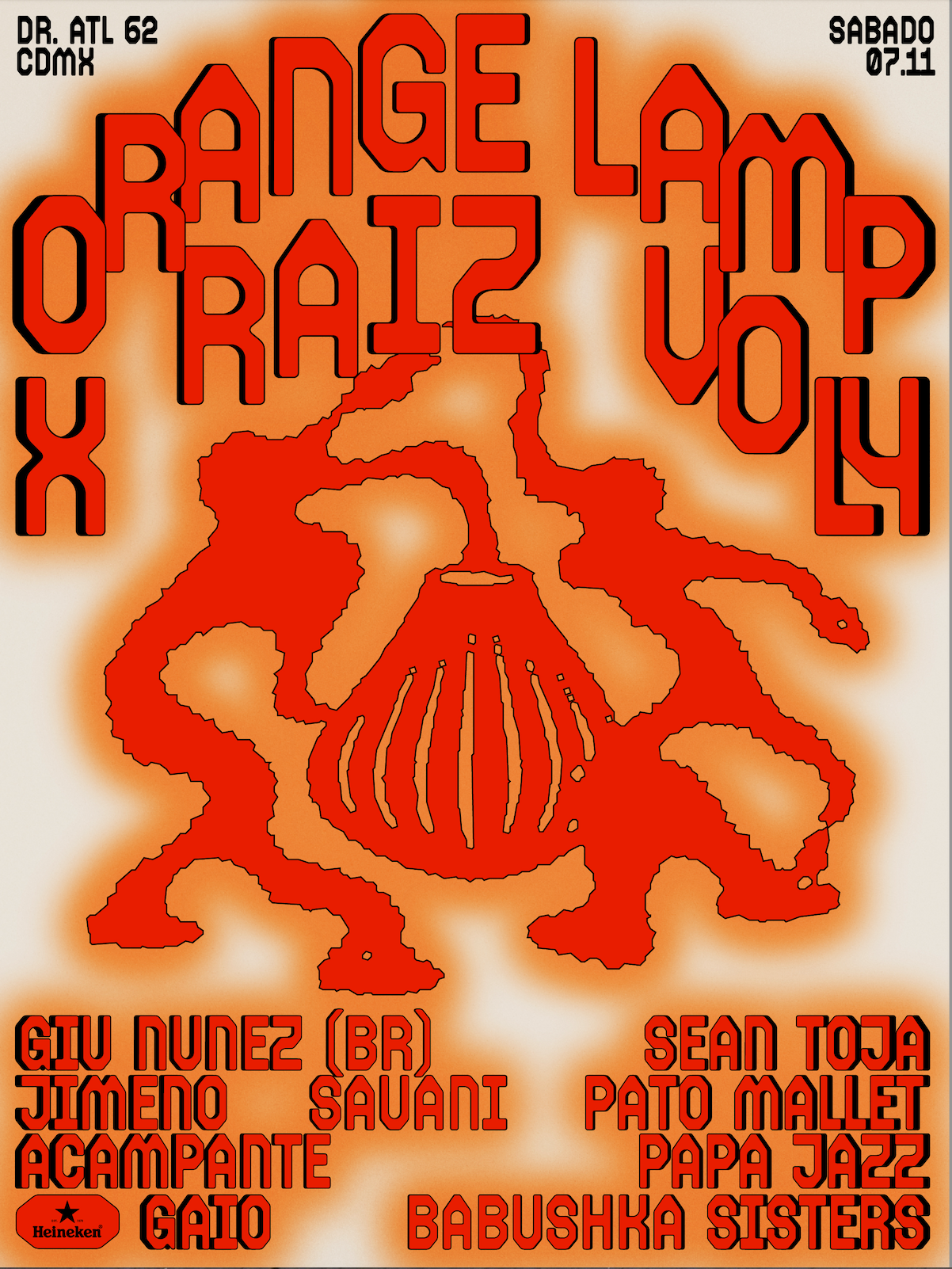 Flyer de Orange Lamp Vol. IV