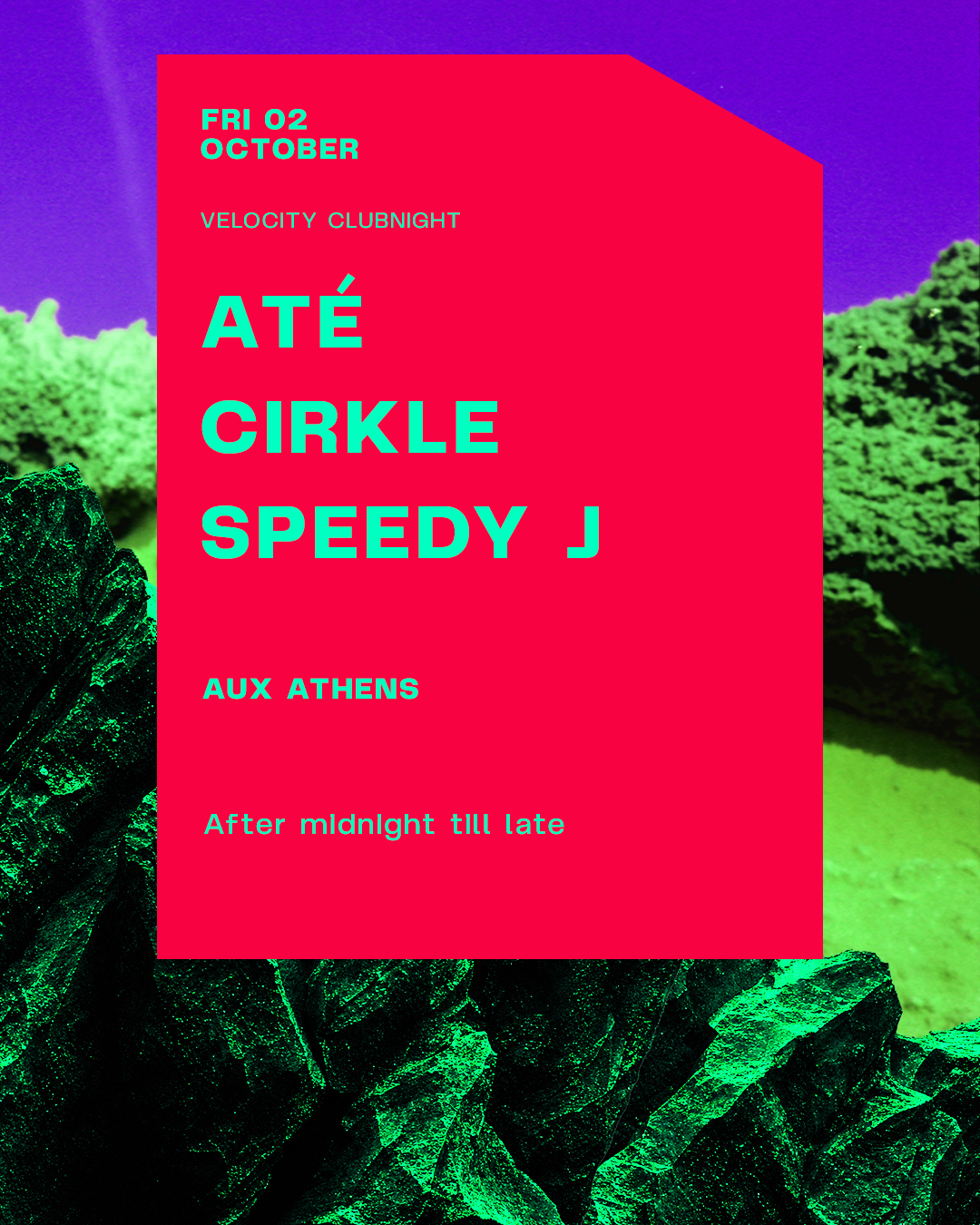 aux: velocity opening with Speedy J