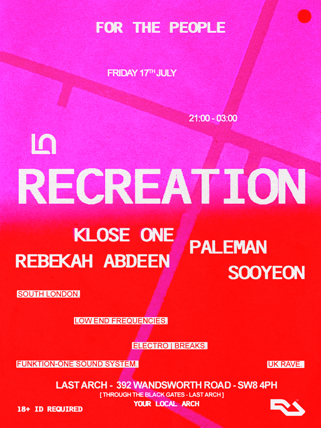 RECREATION with Klose One, Paleman, Rebekah Abdeen + sooyeon