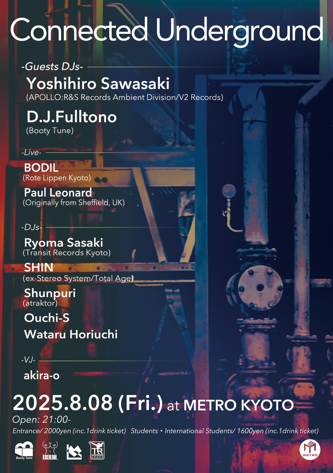 Connected Underground at Club Metro, Kyoto