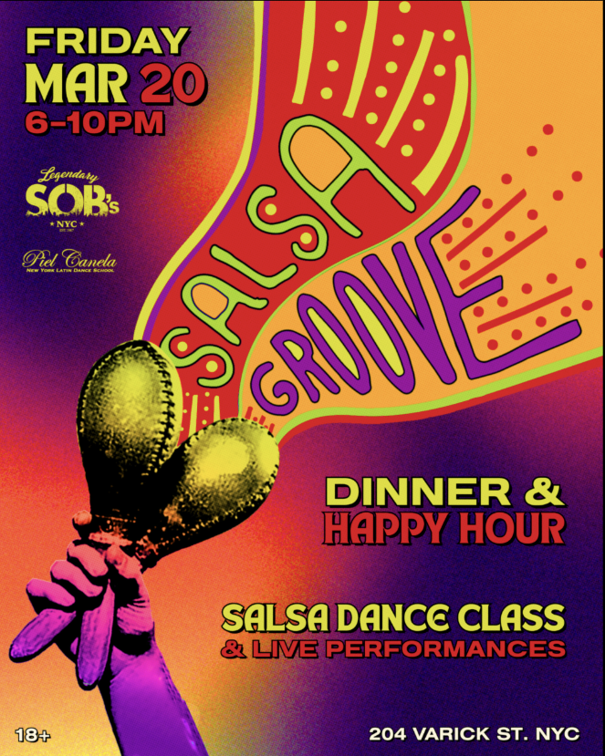Salsa Groove Dance Class & Happy Hour