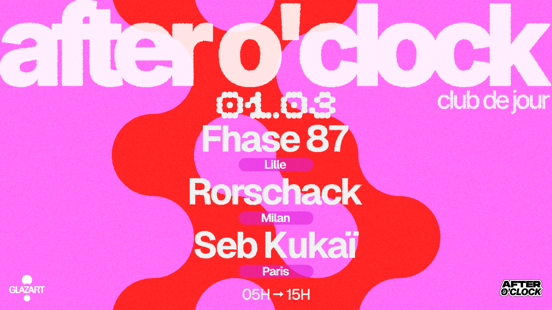 AFTER O'CLOCK: RORSCHACK - FHASE 87 - SEB KUKAI