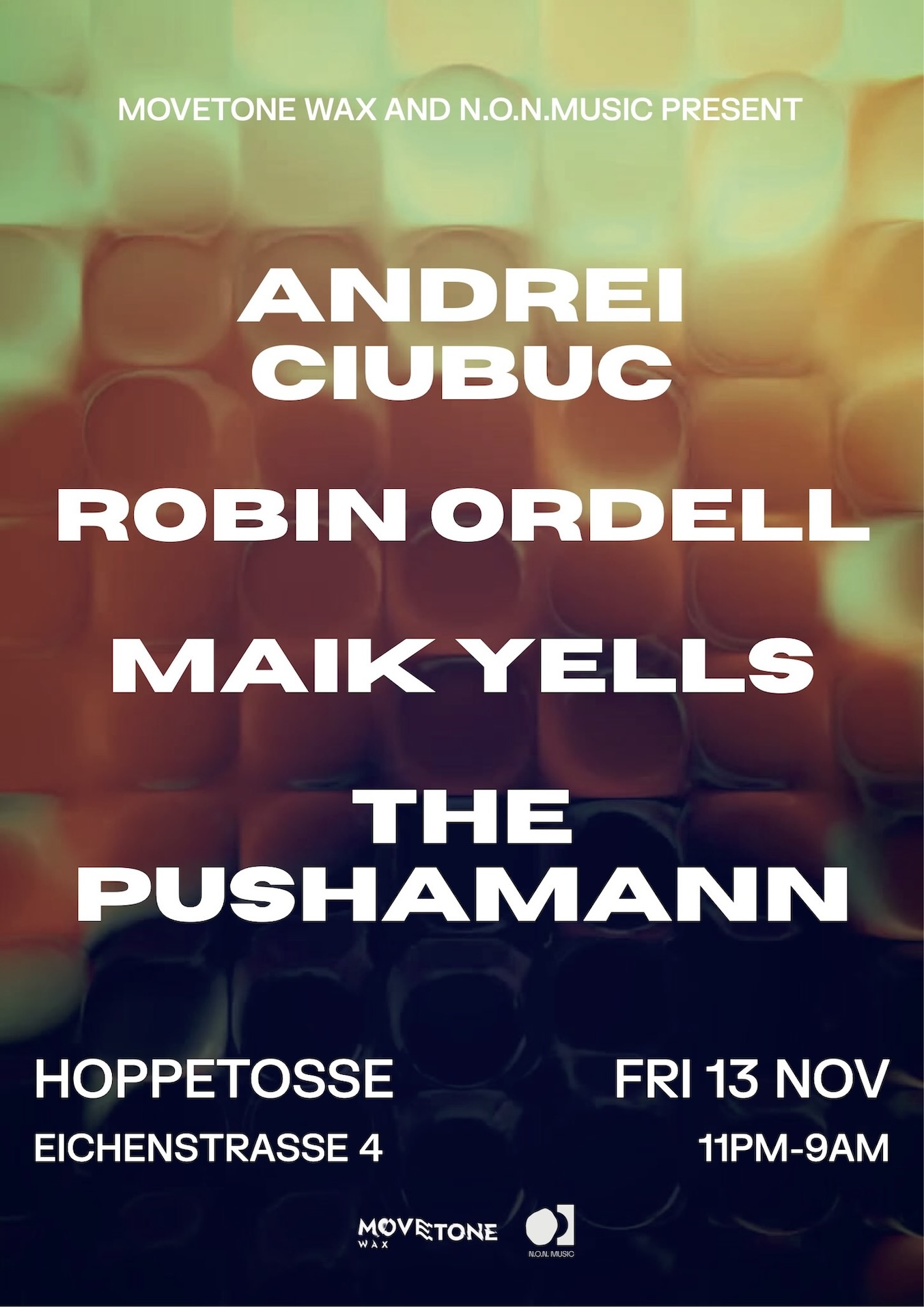MovetoneWax & N.o.N Music presents Andrei Ciubuc & Robin Ordell