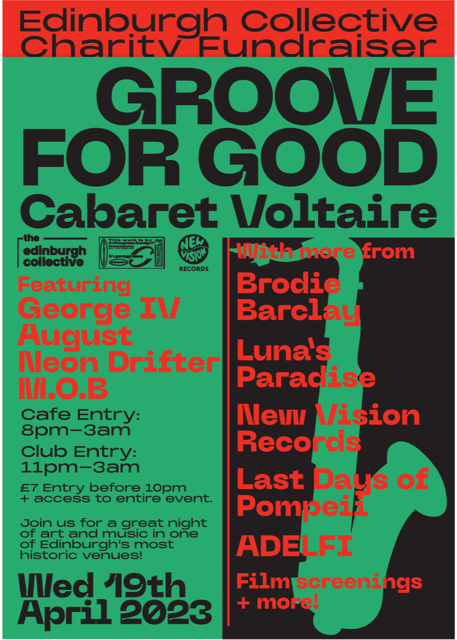 Groove for Good at Cabaret Voltaire Edinburgh