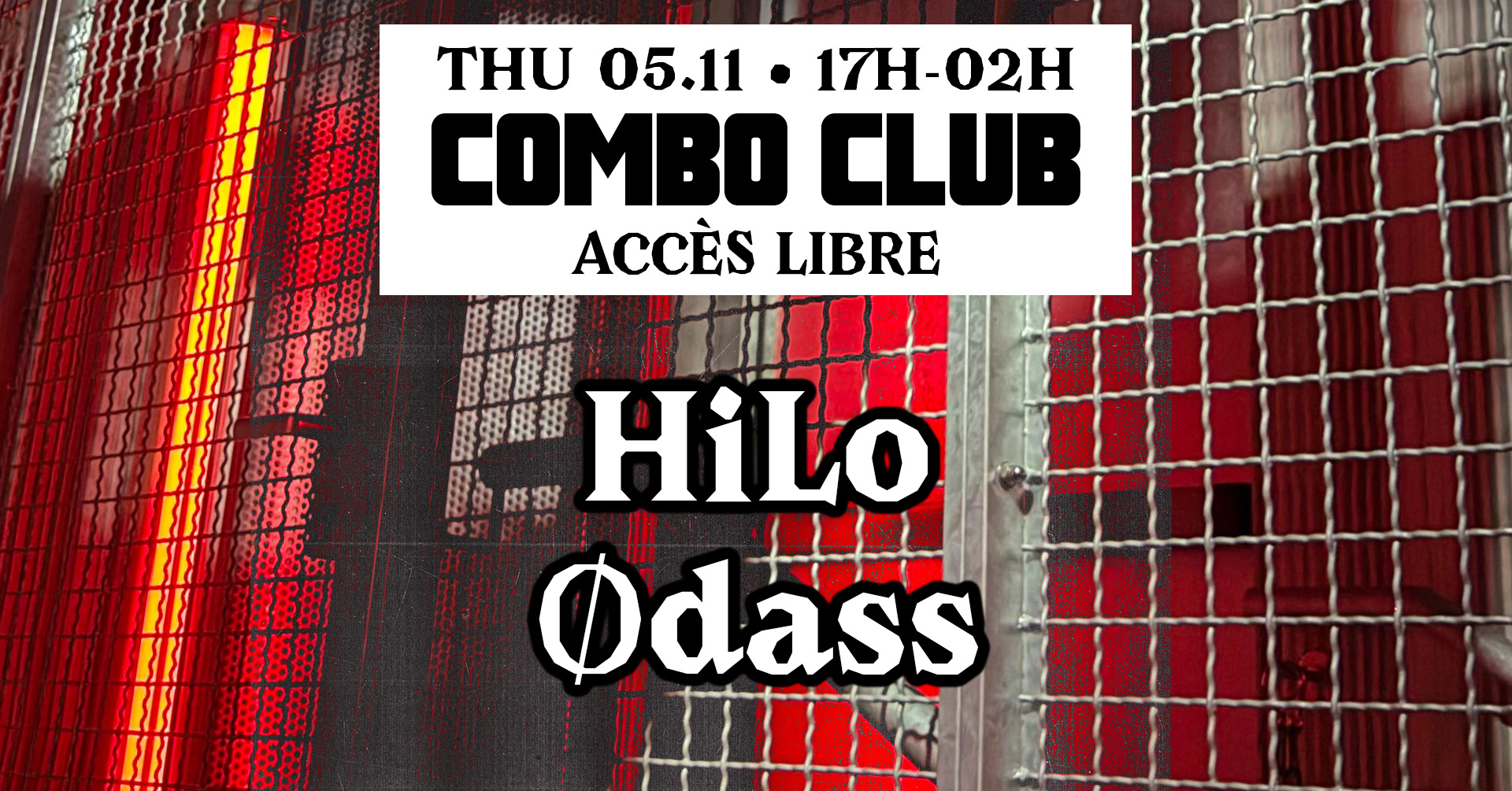 COMBO CLUB [HiLo, Ødass] flyer