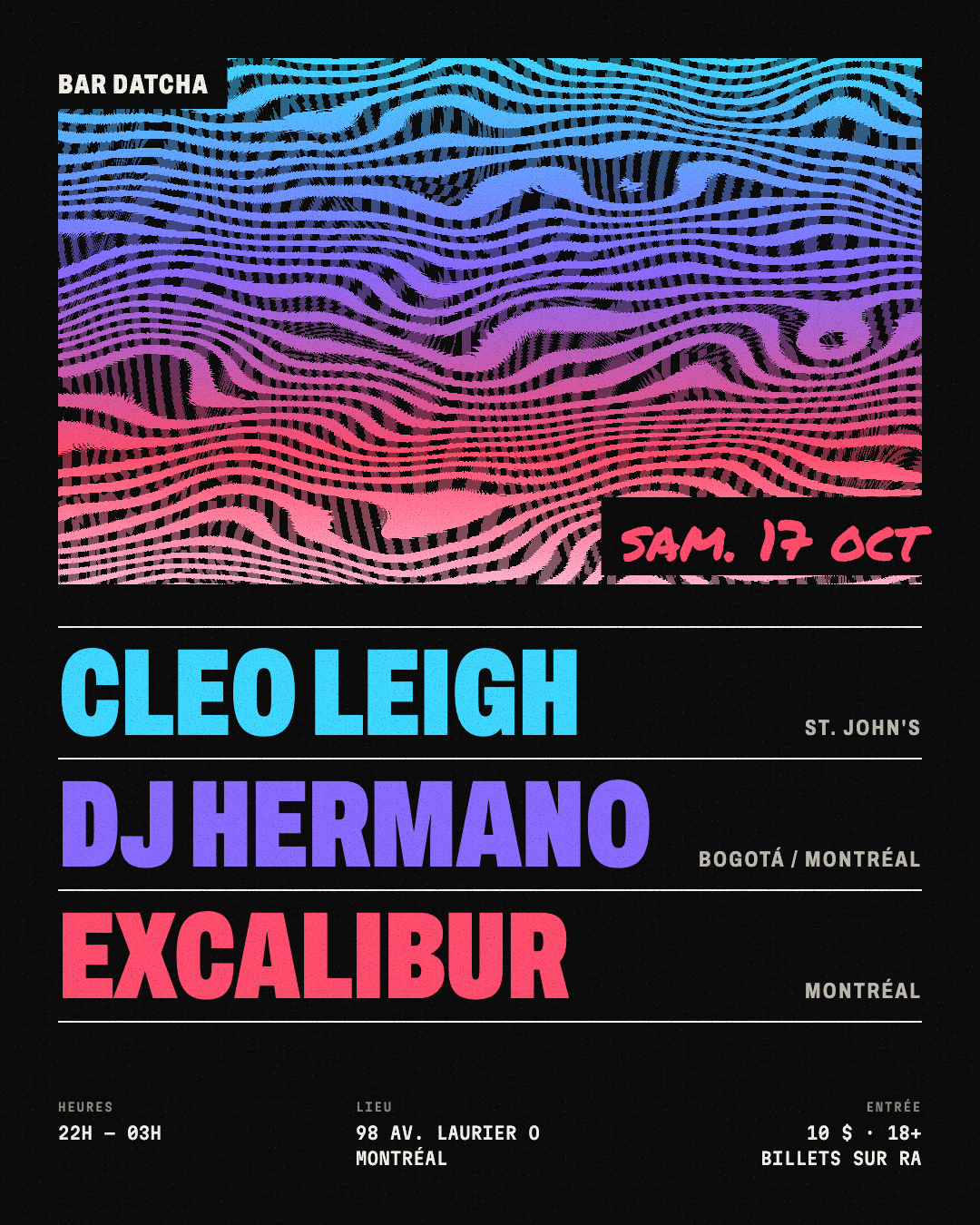 CLEO LEIGH, Dj Hermano, Excalibur