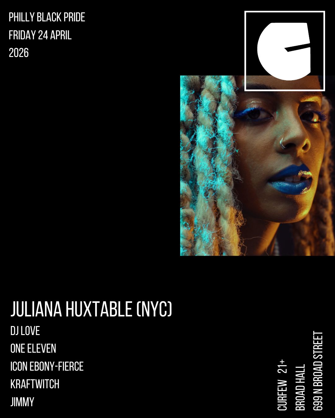 CURFEW: Juliana Huxtable (NYC), DJ Love, One Eleven, kraftwitch 