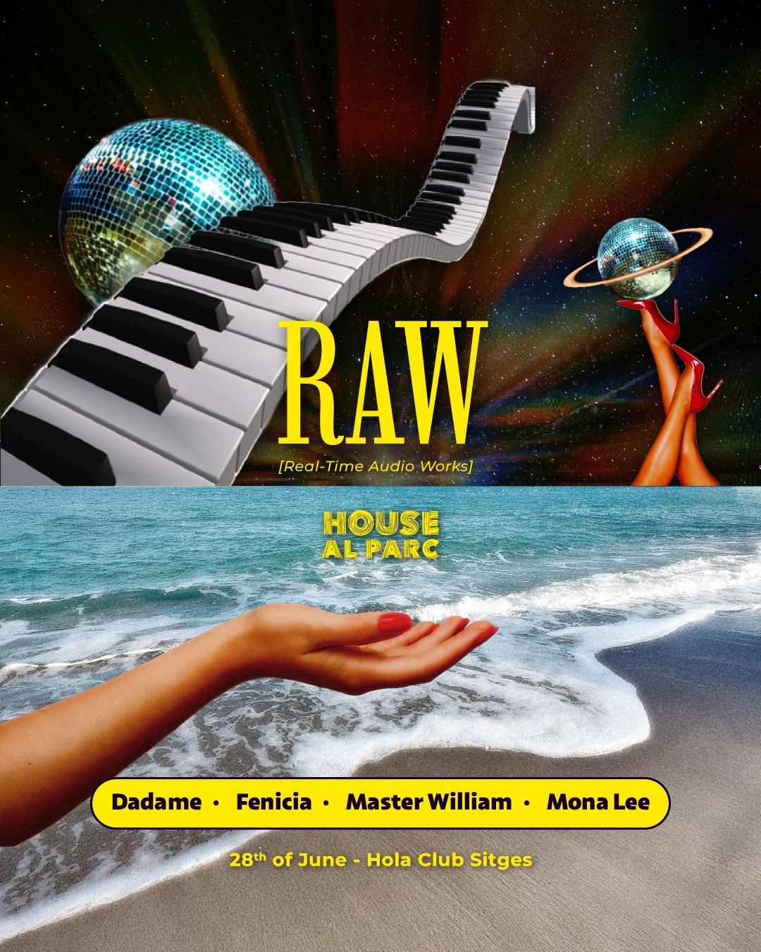 FREE RAW x HOLA CLUB OPEN AIR BEACH PARTY