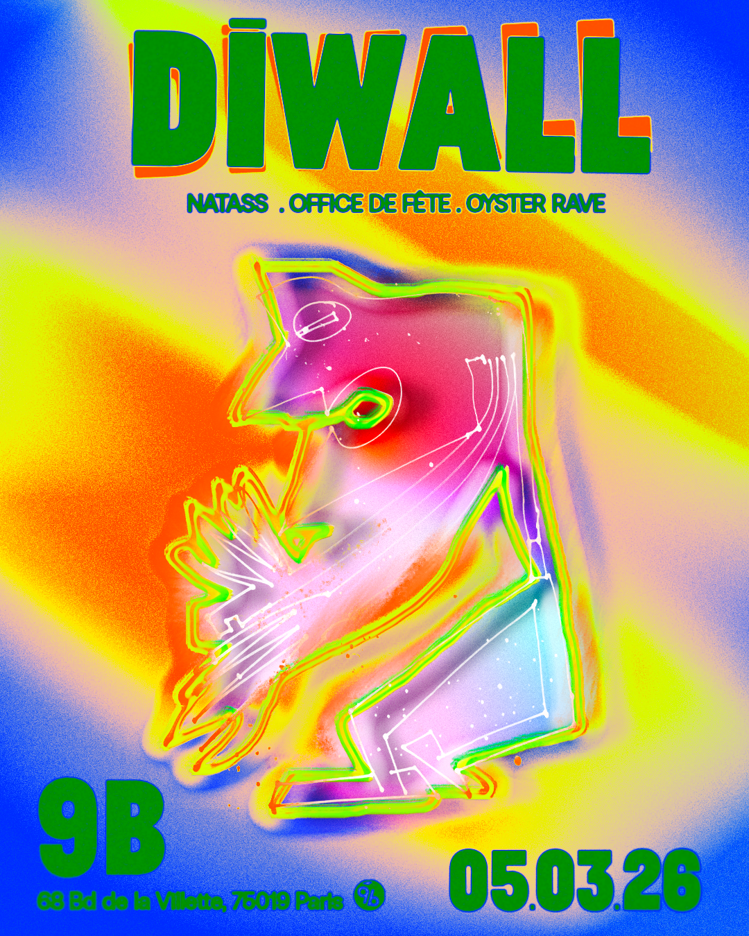 DIWALL x Oyster Rave x Office de fête x Natass