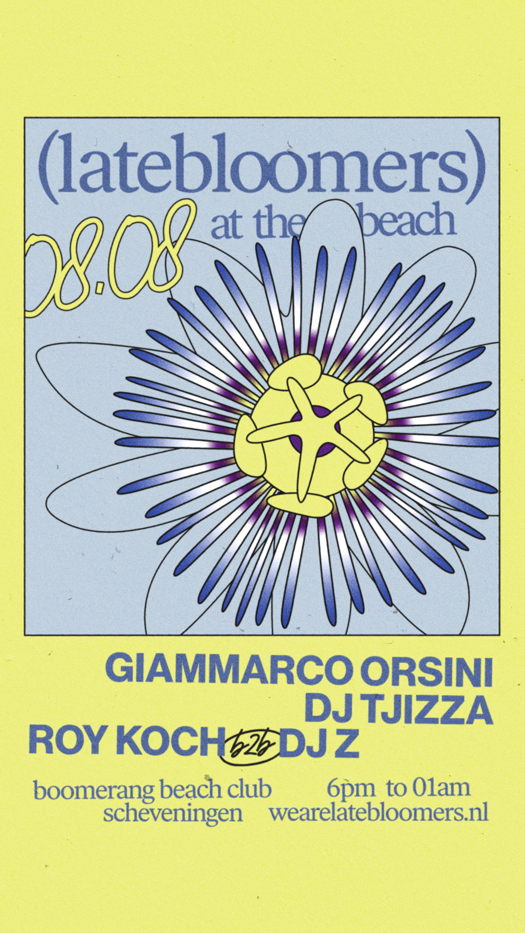 Latebloomers at the Beach with Giammarco Orsini & DJ Tjizza