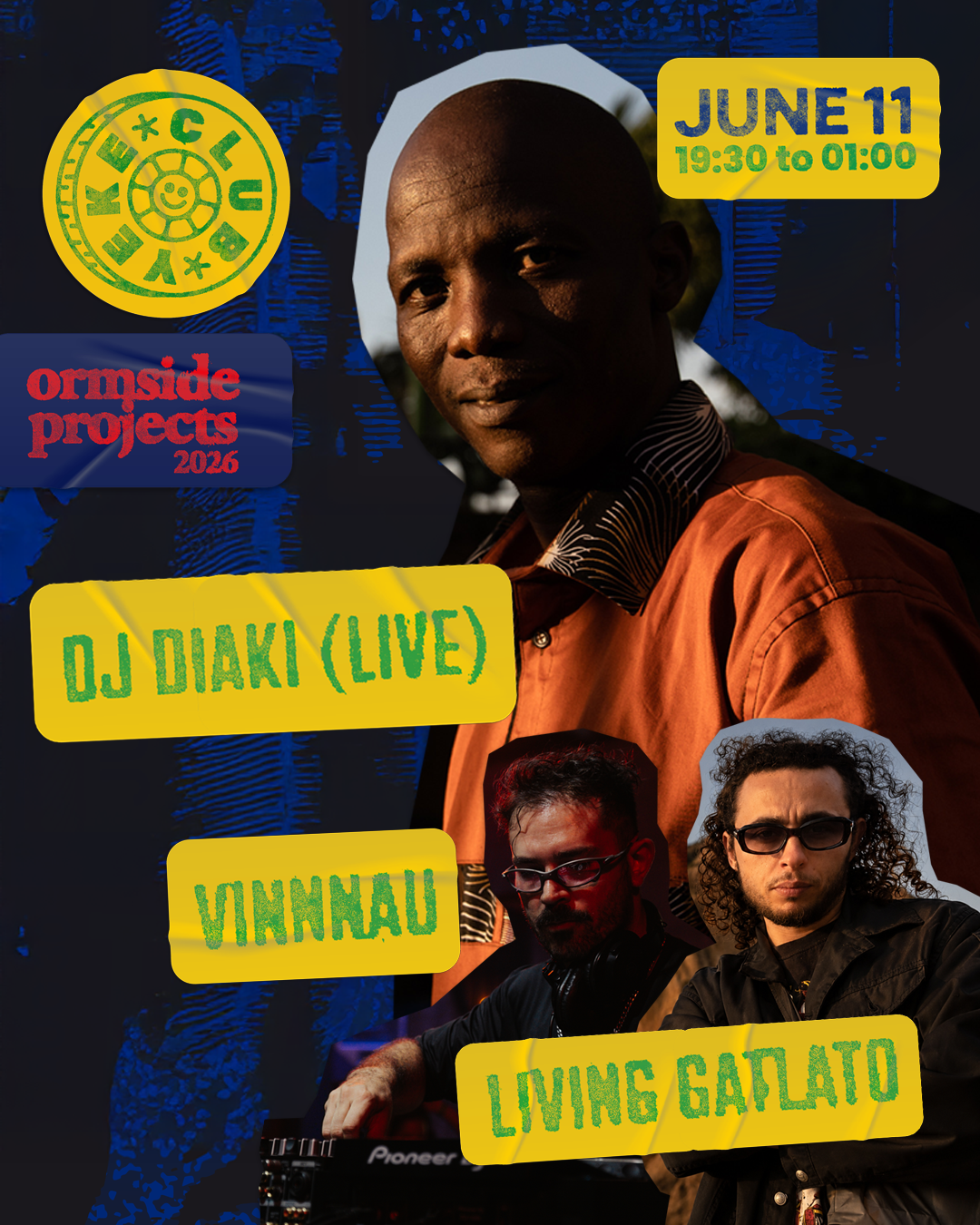 CLUB YEKE - DJ Diaki / Tash LC / Vinnau / Living Gatlato