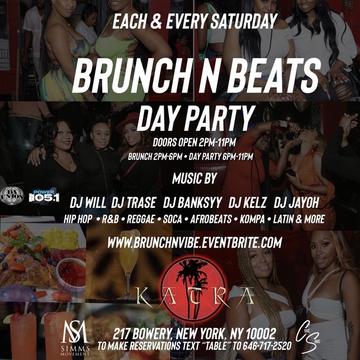 Katra Lounge NYC Saturday Brunch n Beats Day Party 2024 at Katra