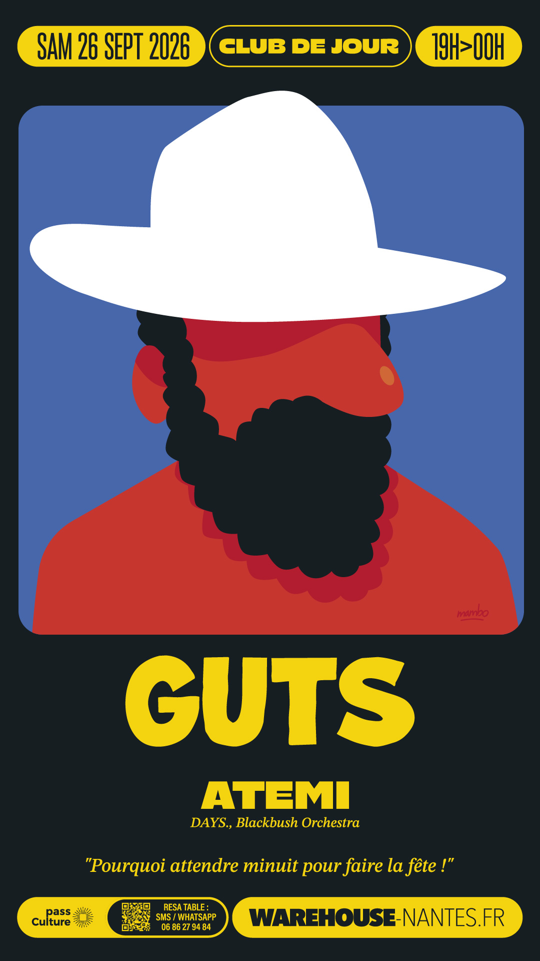 Club de Jour invite GUTS