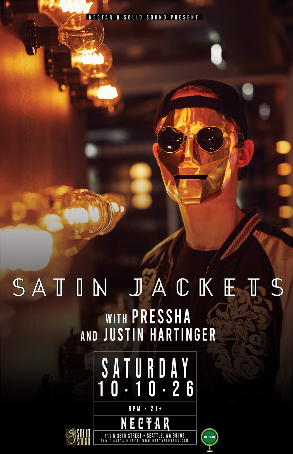 Satin Jackets with Pressha and Justin Hartinger