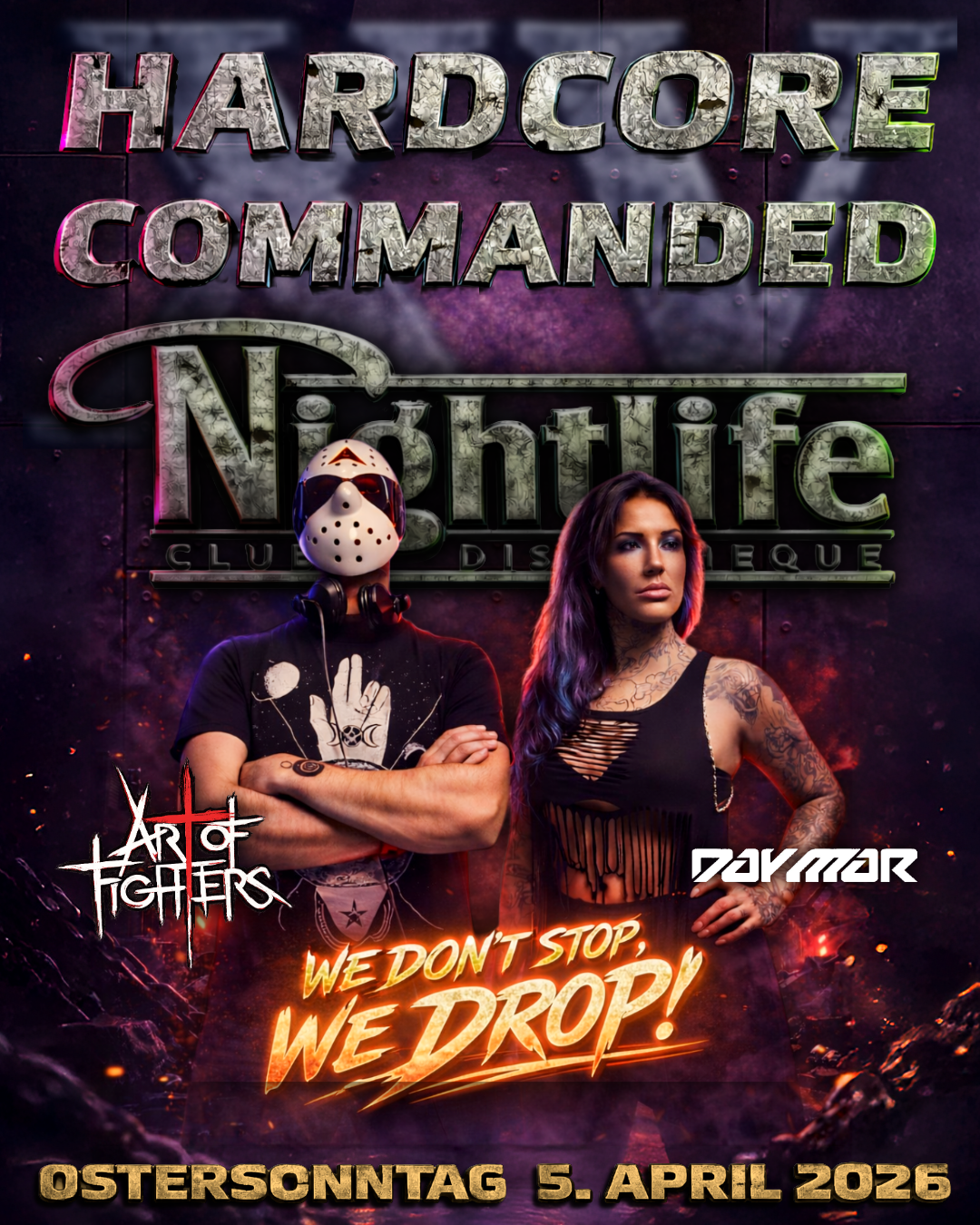 Hardcore Commanded XV - Art Of Fighters, Day-Mar