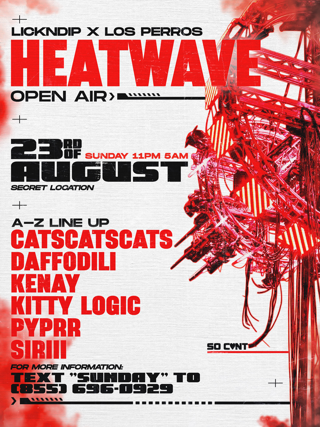 Lickndip x Los Perros presents: HEATWAVE
