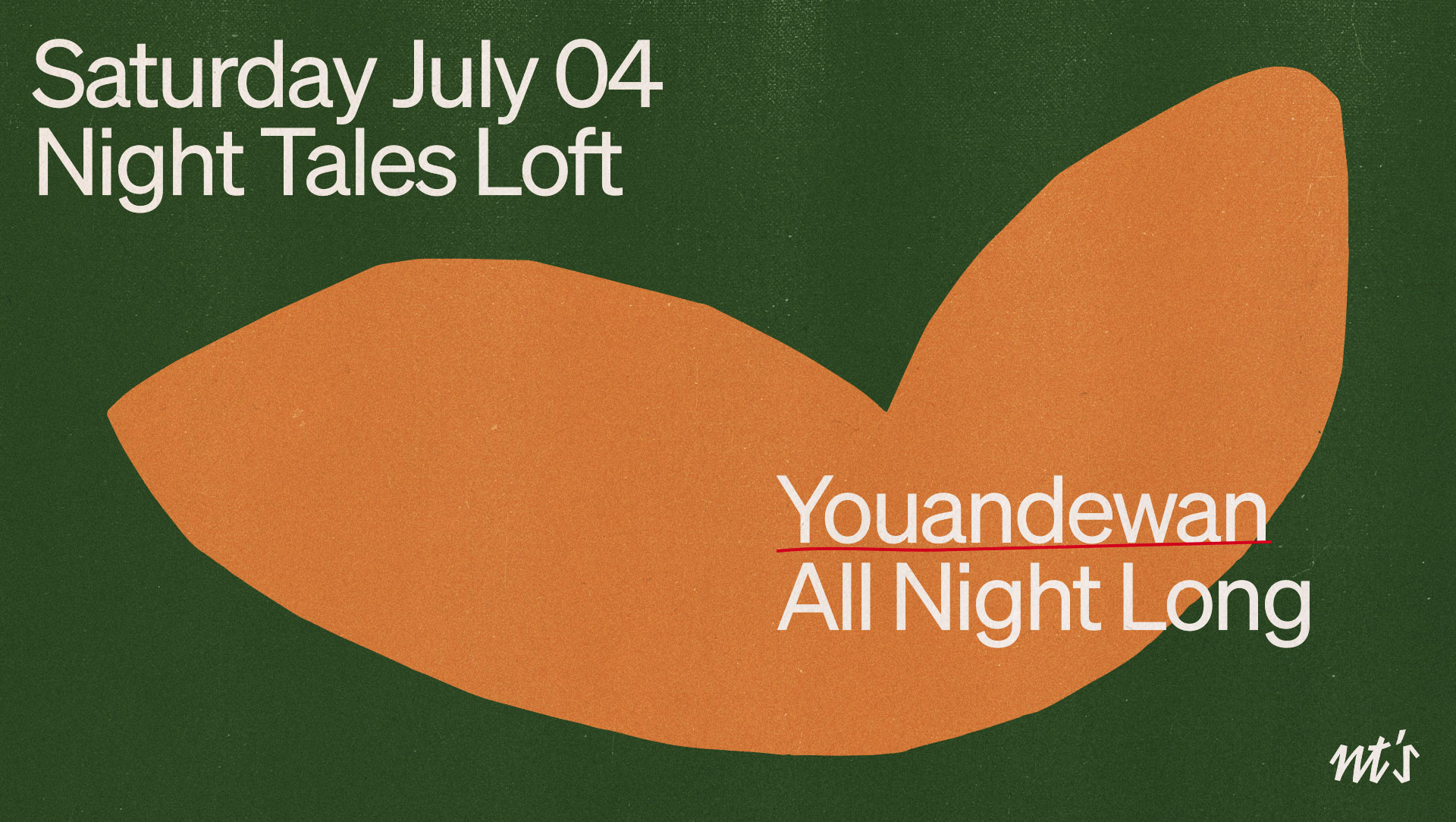 NT's Loft: Youandewan (All Night Long)