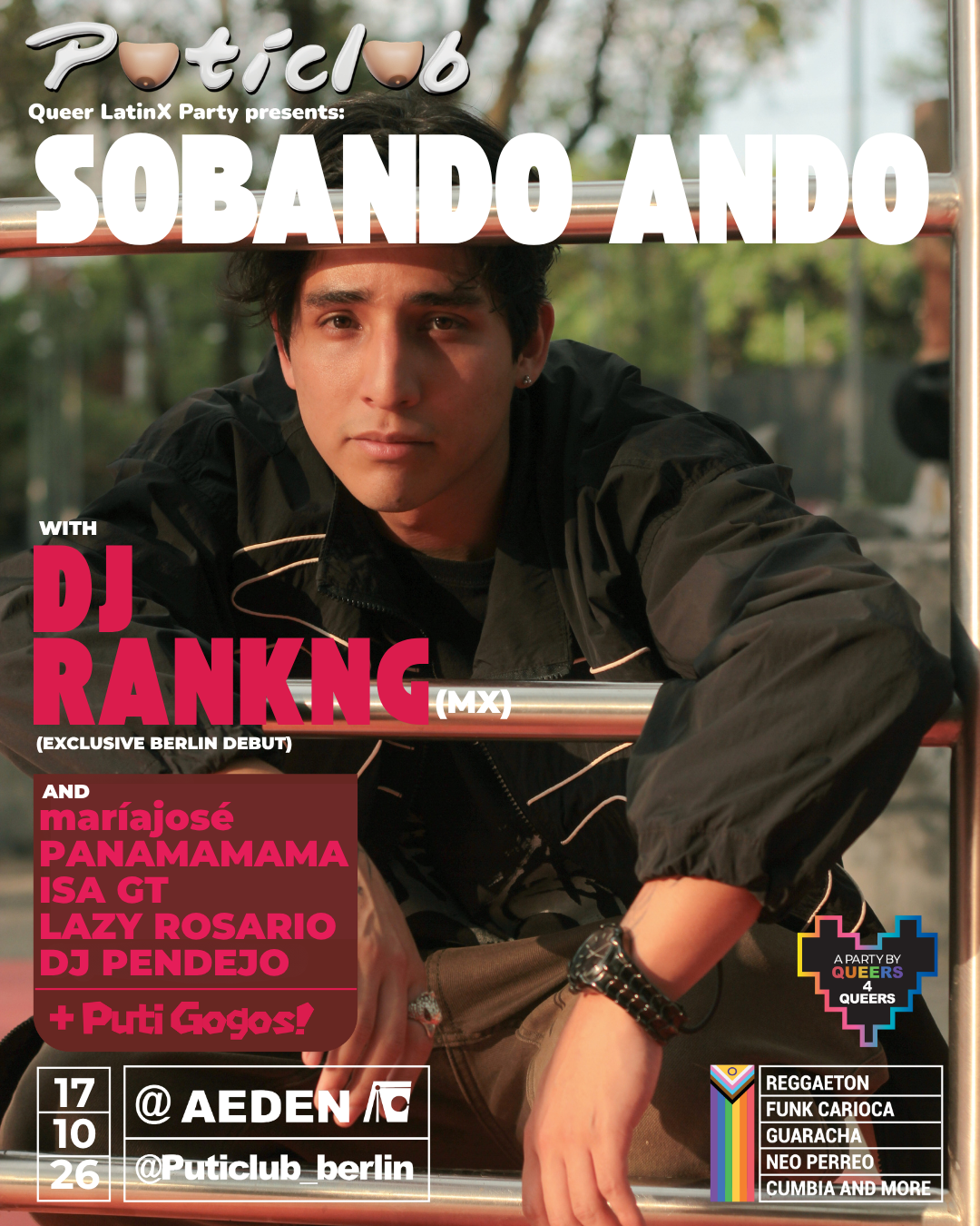 Puticlub presents SOBANDO ANDO with Dj Rankng
