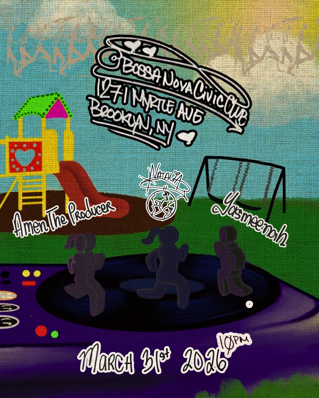 playground of joggers