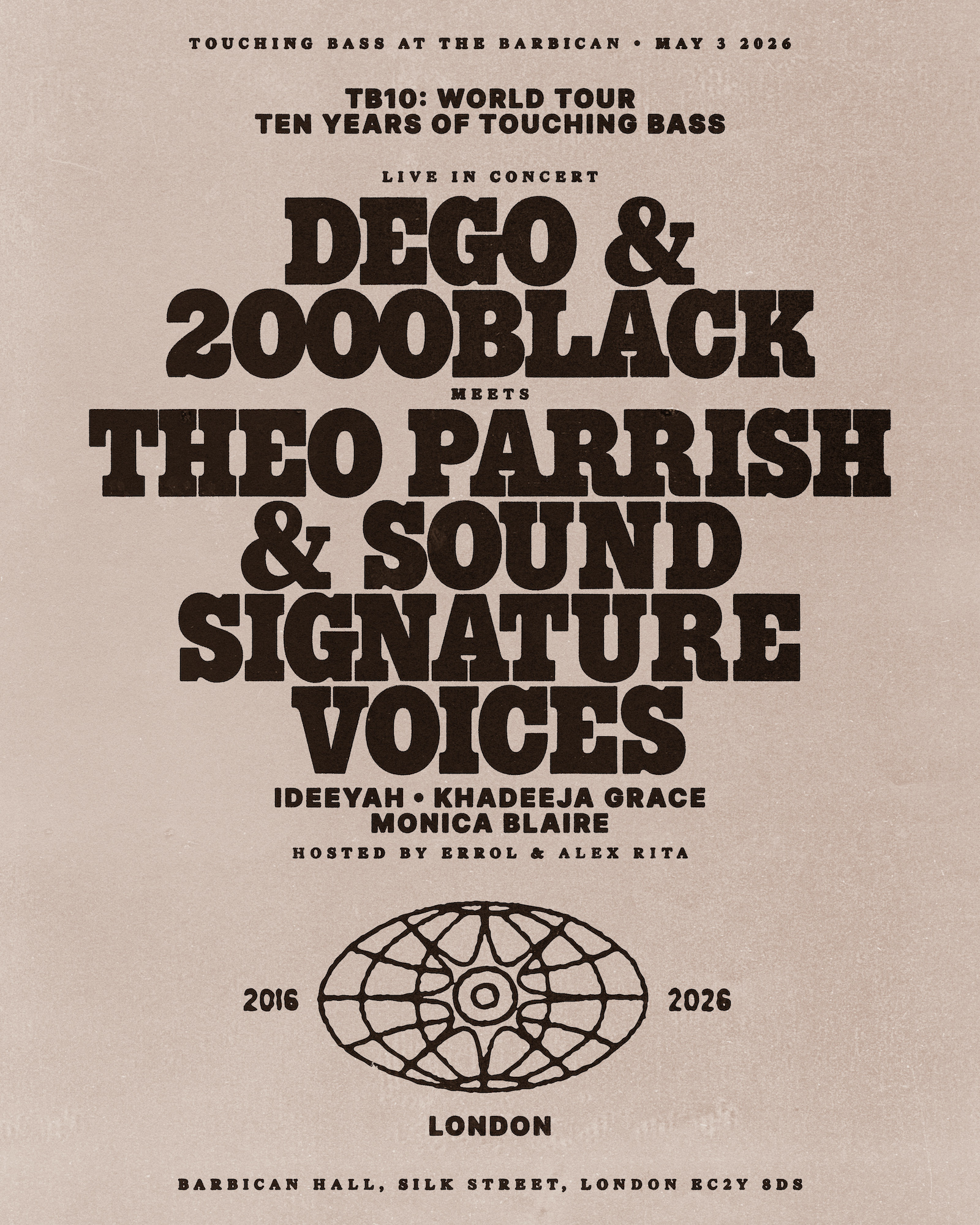 TB10: Live - Dego & 2000Black meets Theo Parrish & Sound Signature Voices