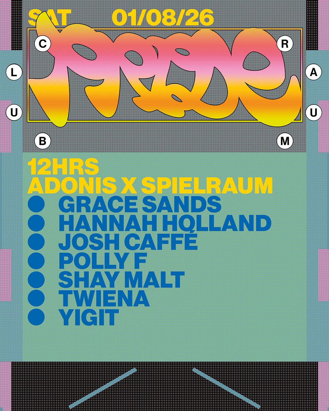12HRS Adonis x SPIELRAUM