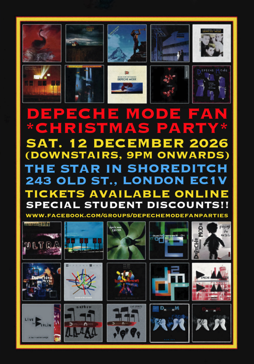 DEPECHE MODE FAN CHRISTMAS PARTY