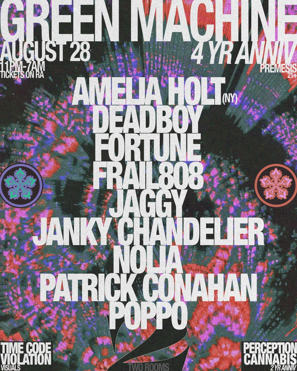 Green Machine 4 Year Anniversary with Amelia Holt (NY)