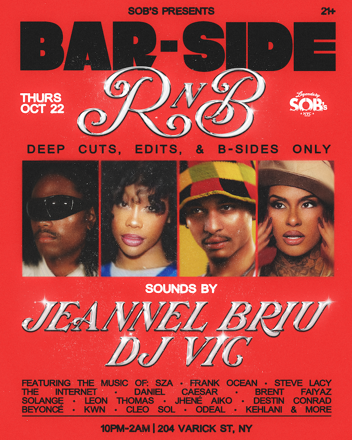 SOB's presents: Bar-Side R&B: Deep Cuts Only