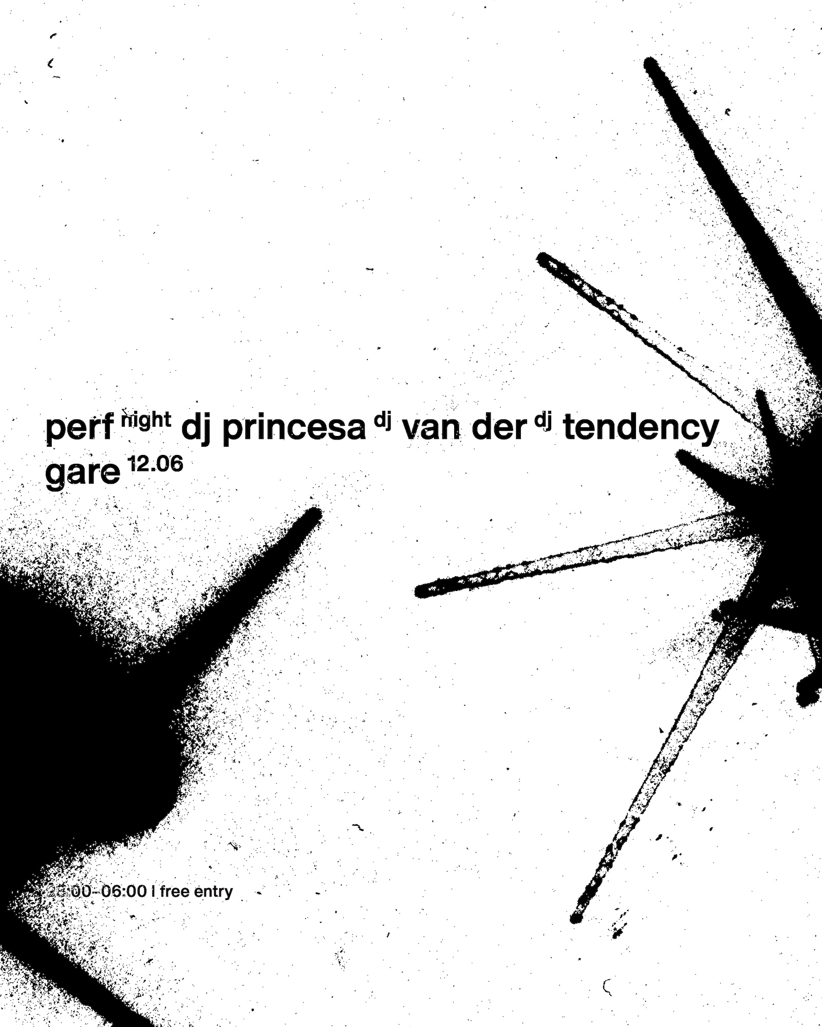 Perf with DJ Princesa, Van Der, Tendency