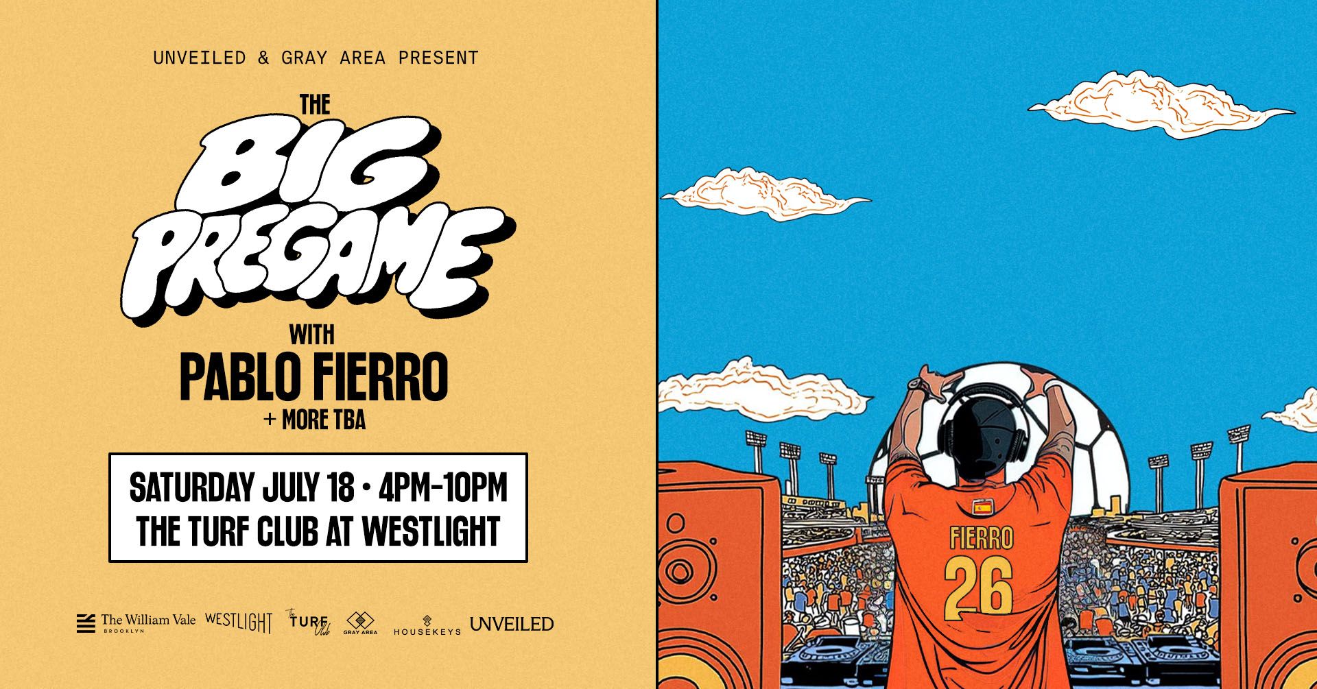 The Big Pregame with Pablo Fierro *Open Air*