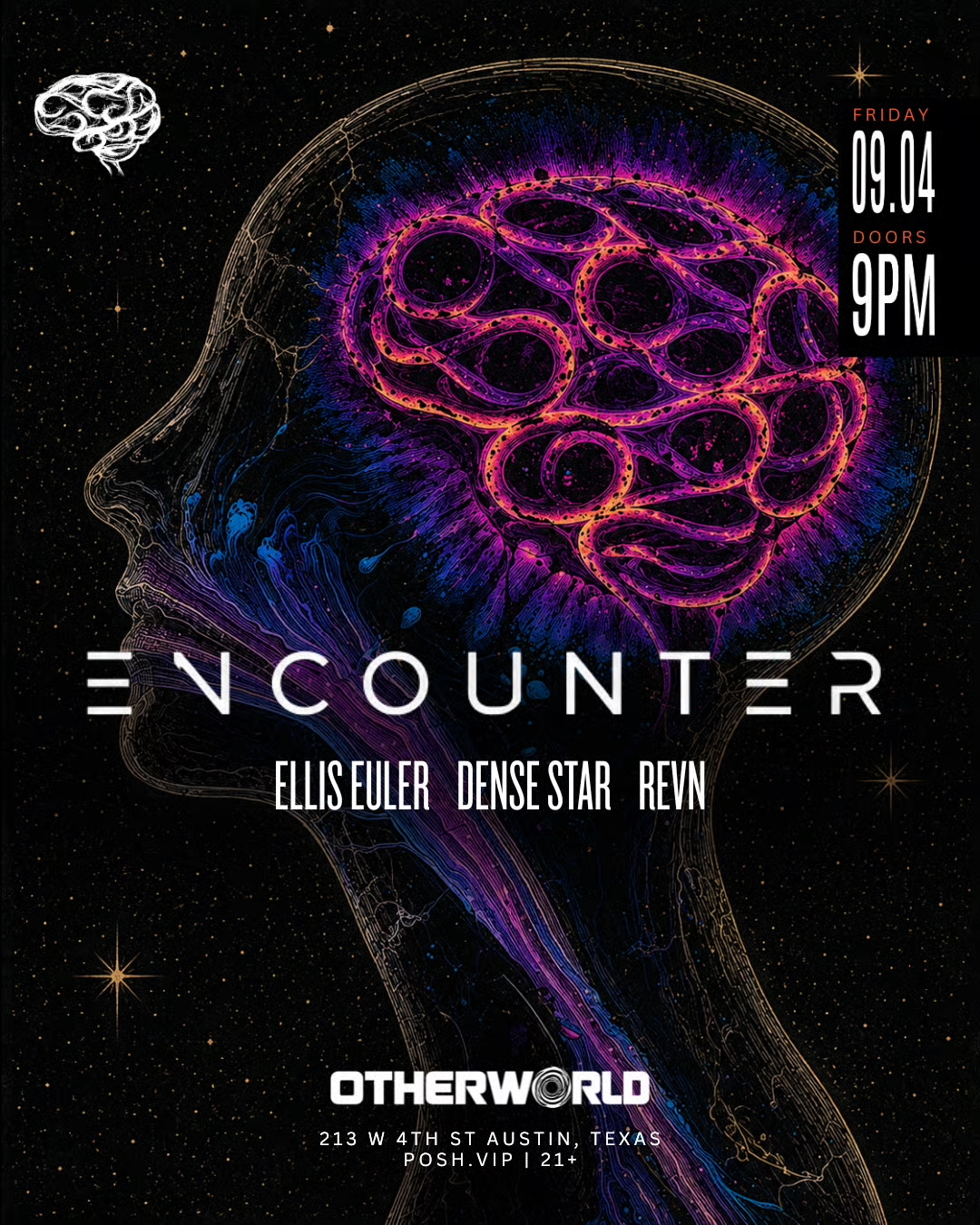 ENCOUNTER with Ellis Euler, Dense Star, and Revn at TBA ENCOUNTER with Ellis Euler, Dense Star, and Revn at TBA