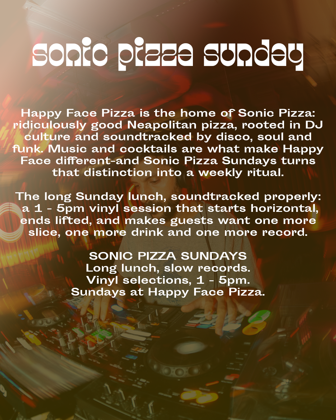 Sonic Pizza Sundays