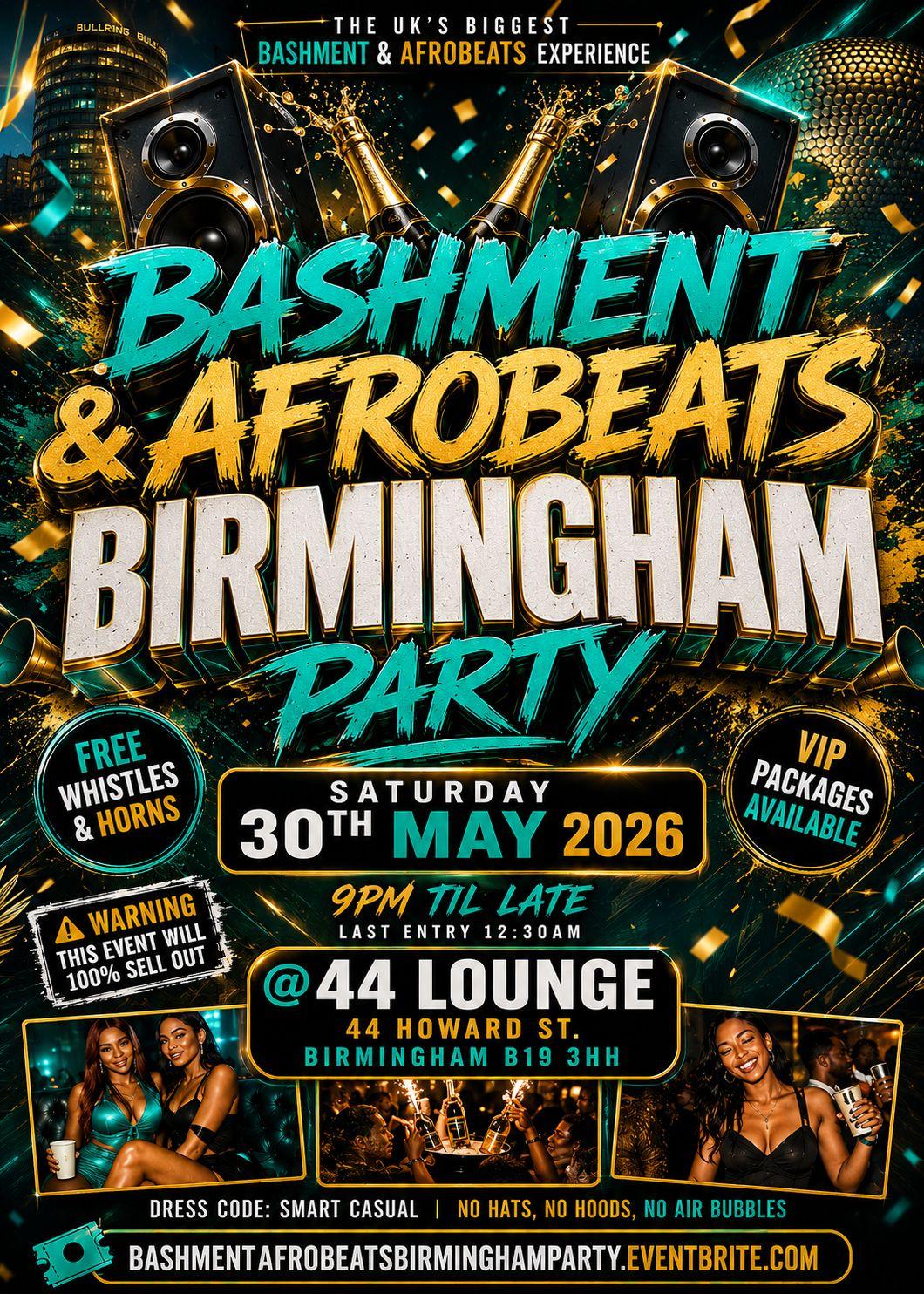 Bashment & Afrobeats - Birmingham Party