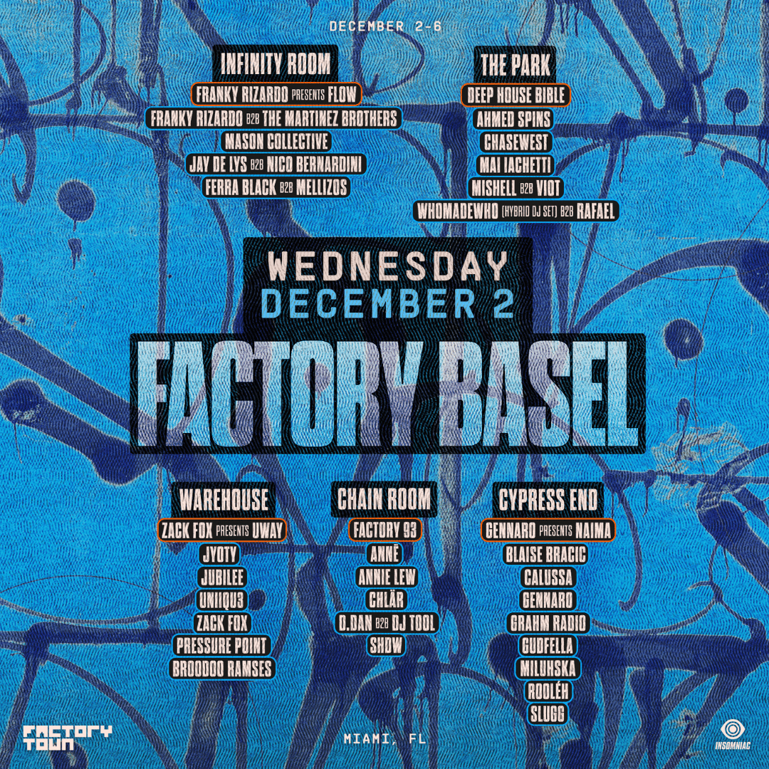 Factory Basel (Wednesday)