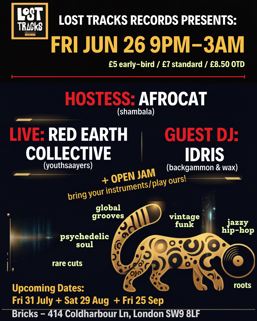 Lost Tracks Records presents — Afrocat