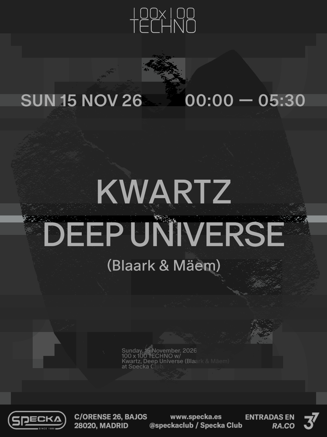 Imagem da fonte — Kwartz & Deep Universe I 100x100 Techno