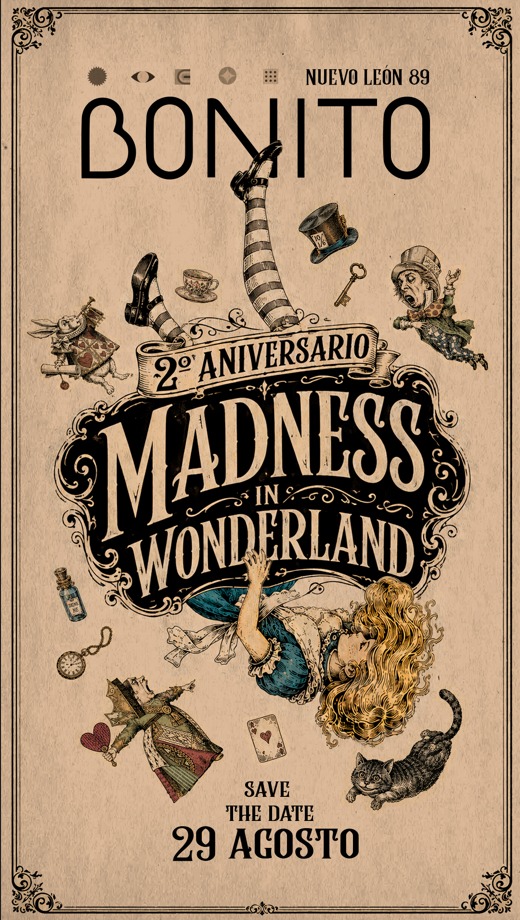 un club bonito 2° Aniversario Madness in Wonderland