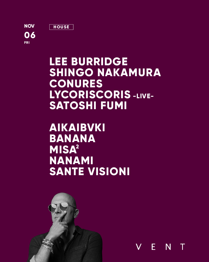 Lee Burridge flyer