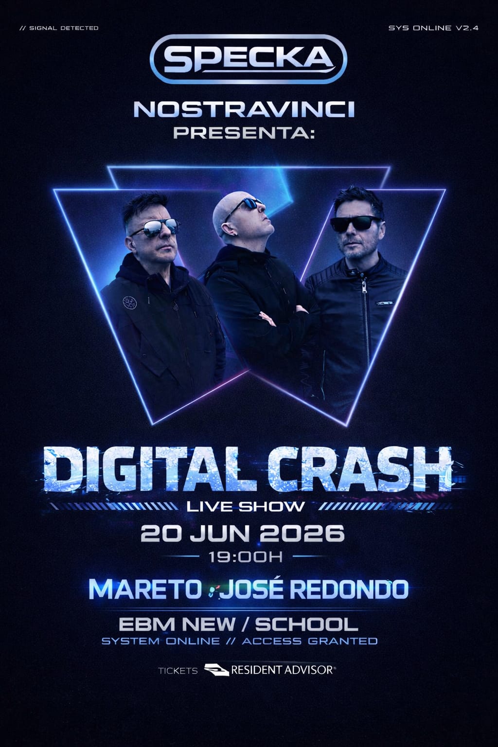 DIGITAL CRASH (Live Show) I Nostravinci Event
