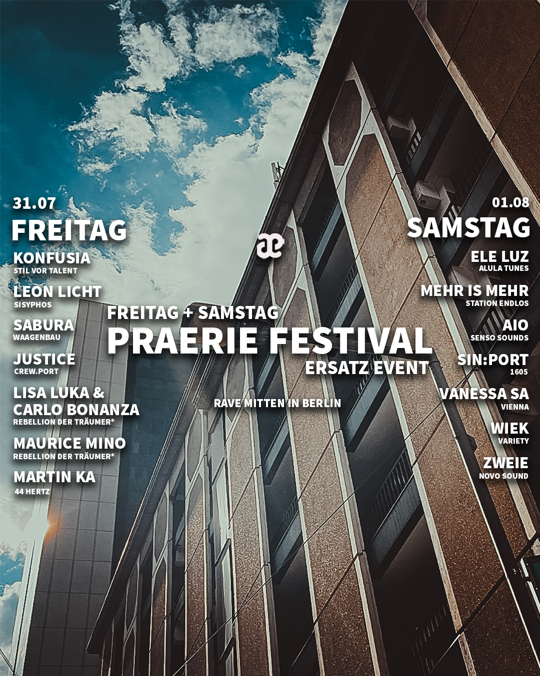 Rave Mitte(n) in Berlin /w Konfusia, Secret Act, Mehr is Mehr, Aio, Leon Licht, Mino, Sabura