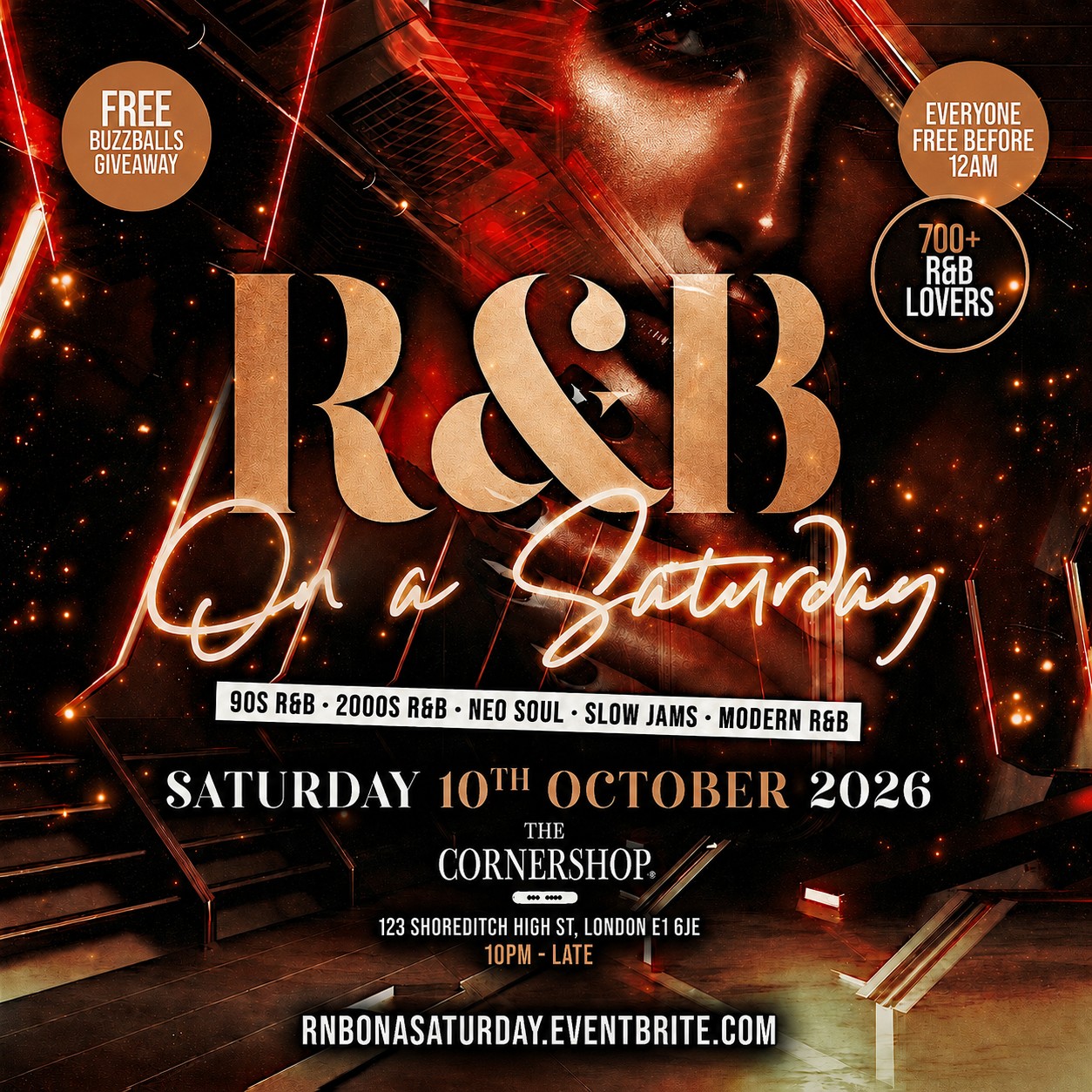 R&B On A Saturday – Shoreditch Free RnB Party - The Cornershop Bar