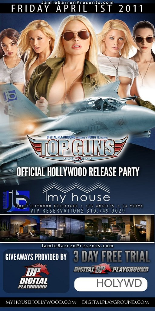 512px x 1024px - Digital Playground - Top Guns Xxx Release Party at MyHouse Hollywood, Los  Angeles