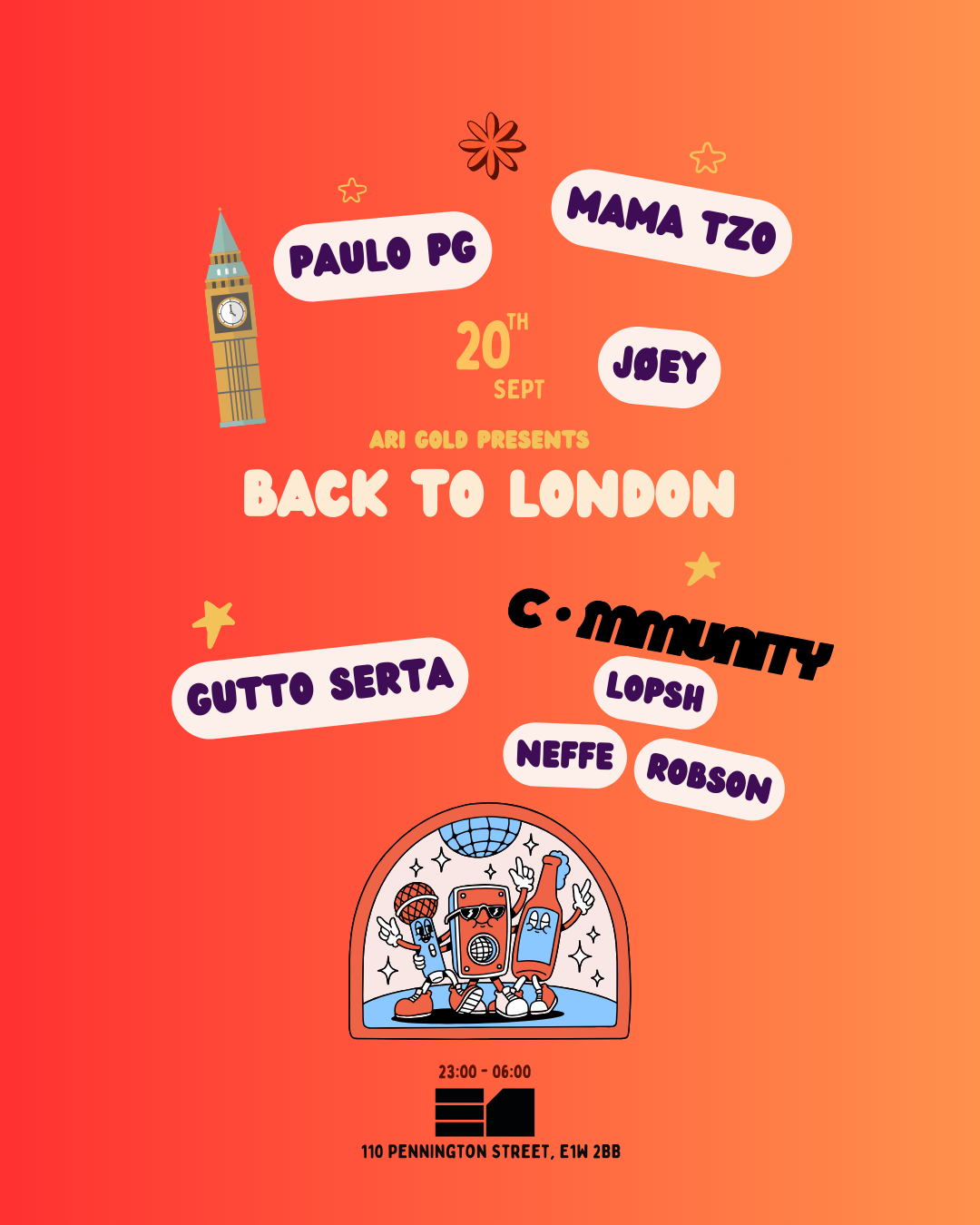 Back To London: Gutto Serta, Paulo PG