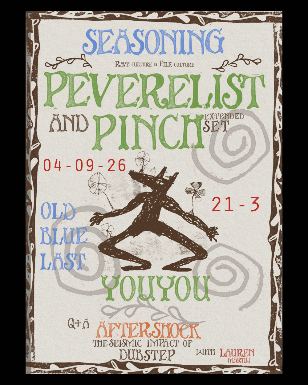 Seasoning ✶ Peverelist + Pinch, YouYou… Aftershock Book Q+A: Lauren Martin