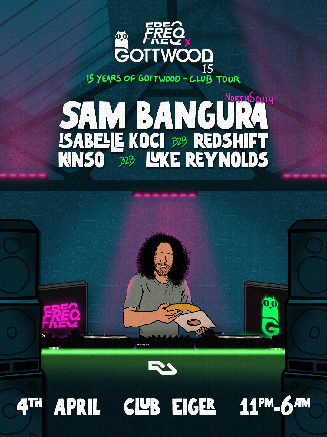 Freq x 15 Years of Gottwood with Sam Bangura + more