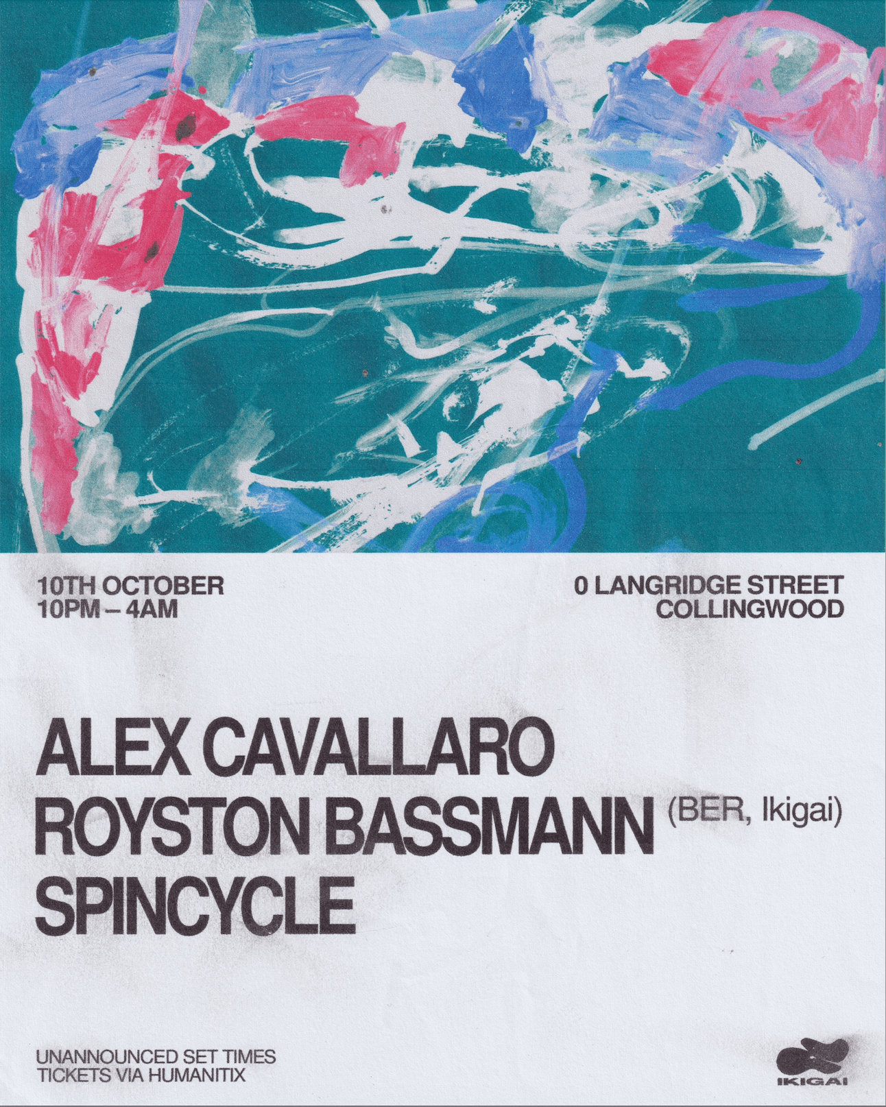 Ikigai Pres. Basement Party Ft. Royston Bassmann (BER), Alex Cavallaro and Spincycle