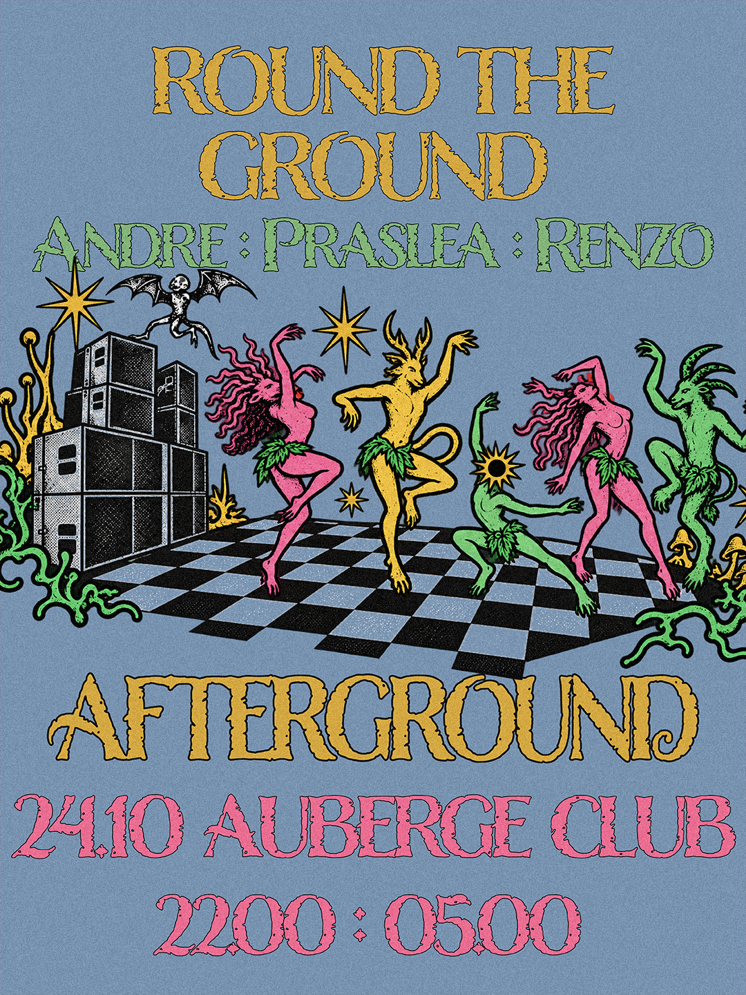 ROUND THE GROUND